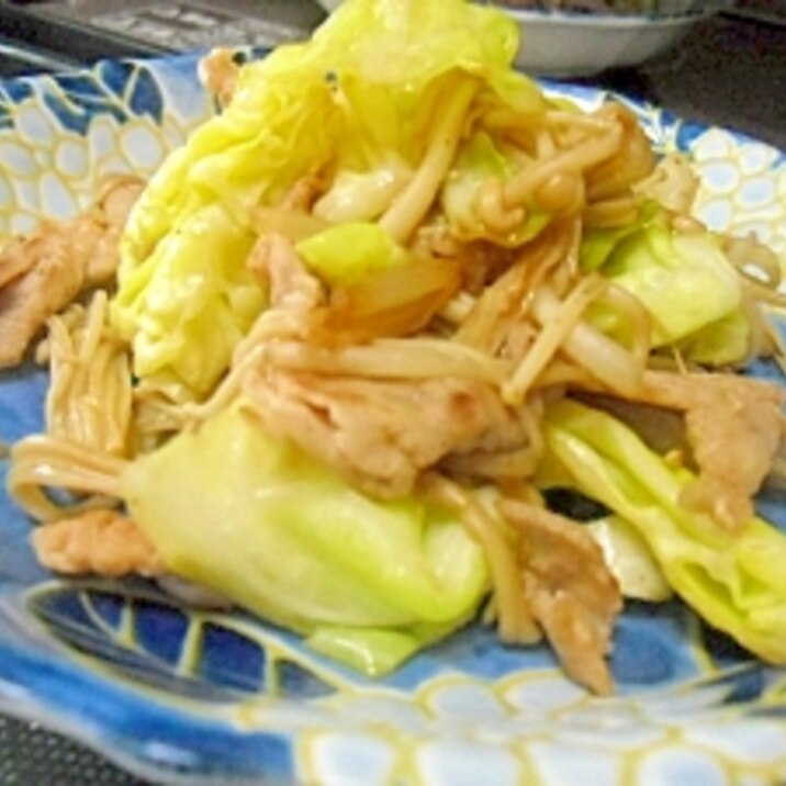 豚と野菜のオイスターソース炒め